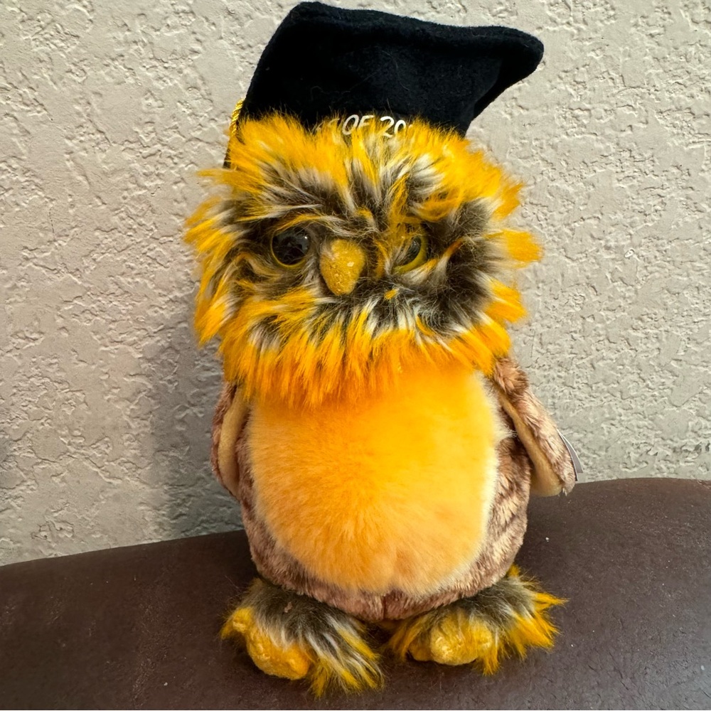Vintage WT Ty Beanie Babies Smartest Graduation Owl Class of 2003